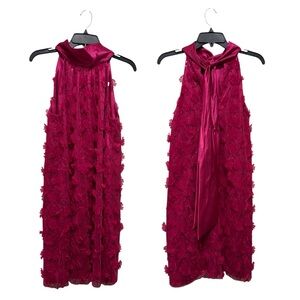 Eliza J Kids Dress in Rich Burgundy